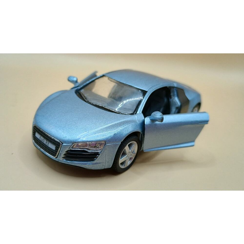 Audi R8 Kinsmart Blue 1/36 Diecast Toy Model Car - Diecast